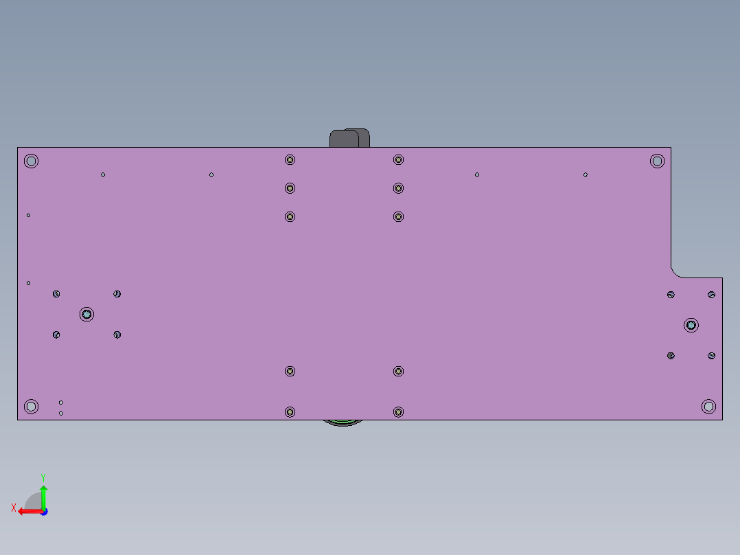 E292 经典多头夹爪旋转后视图