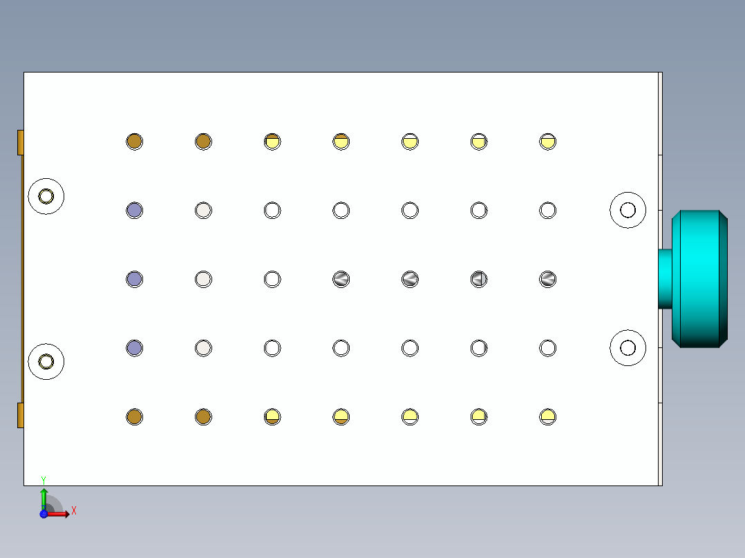 升降平台前视图