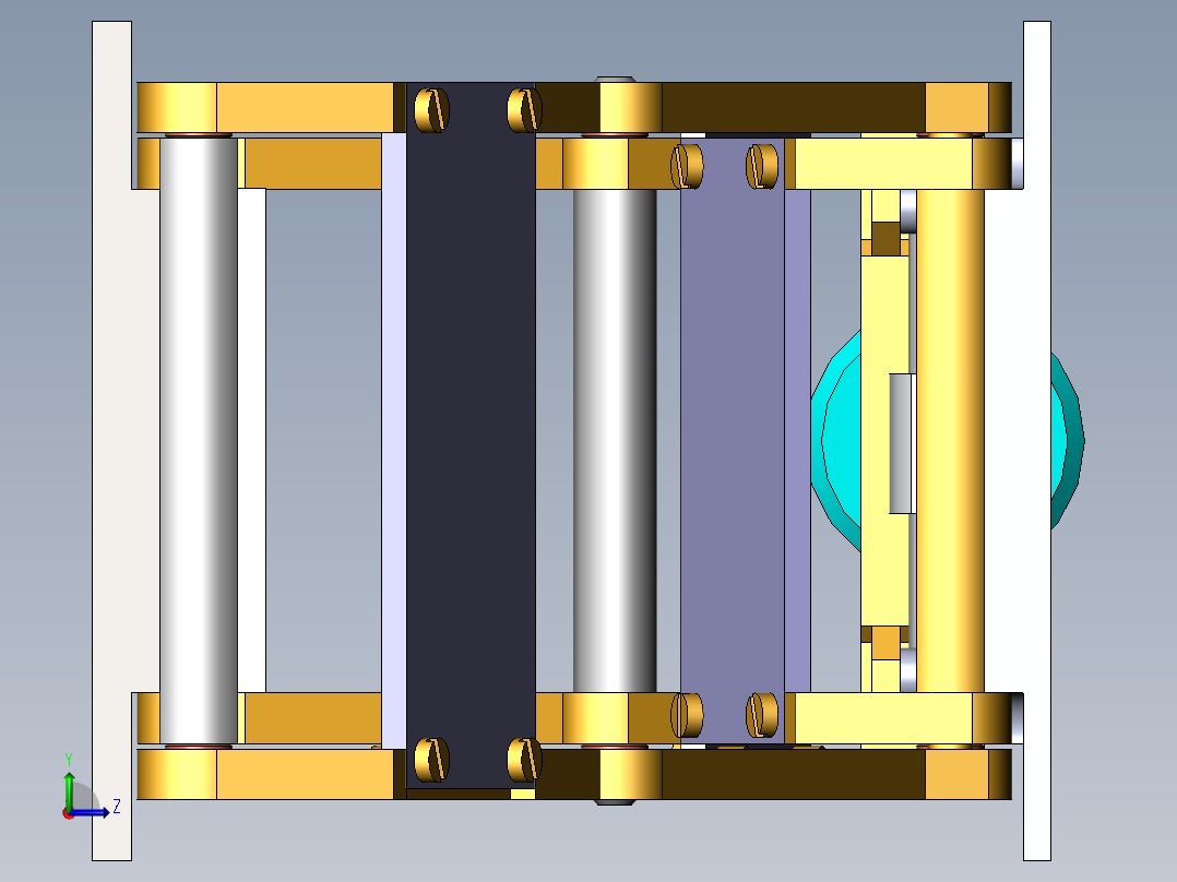 升降平台左视图