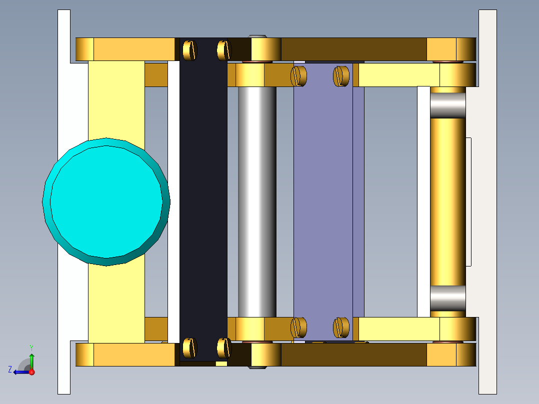 升降平台右视图