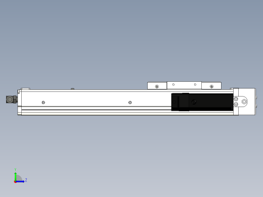 Toyo东佑达直线模组-ECH10-250-BR-100W+煞車左视缩略图