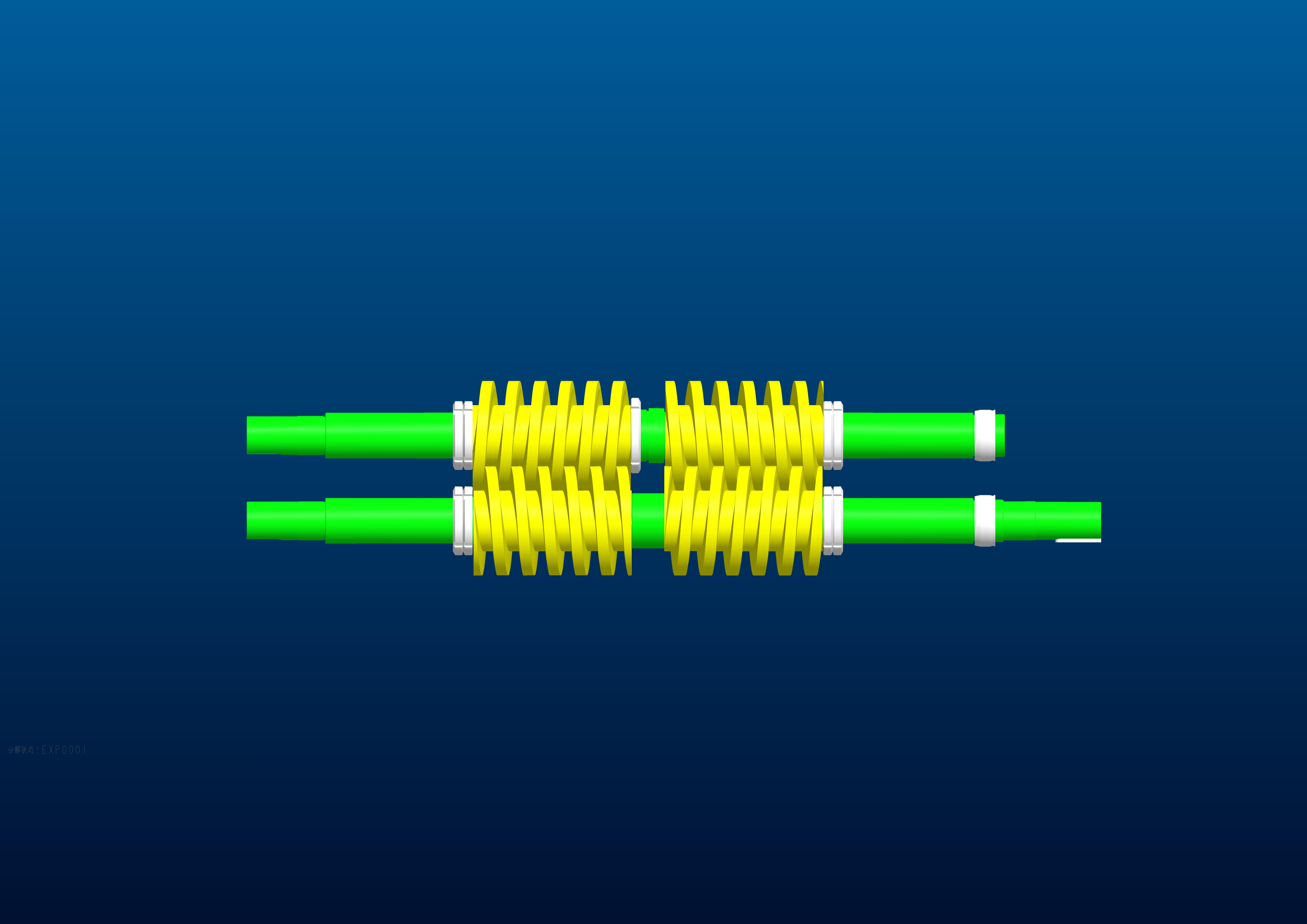 双吸式二螺杆泵的结构设计【带proe三维】