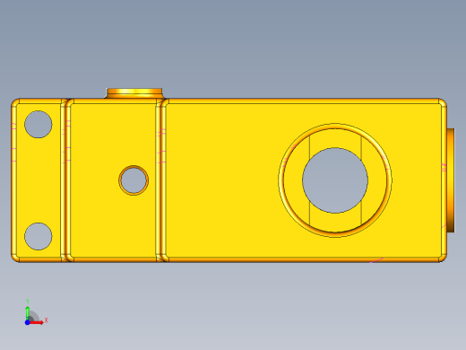 底座铣面夹具（CAD图+UG三维）前视缩略图