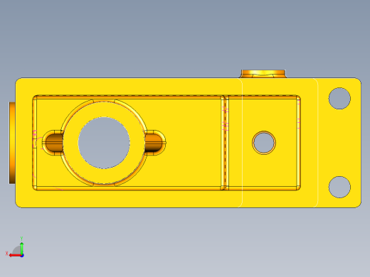 底座铣面夹具（CAD图+UG三维）后视缩略图