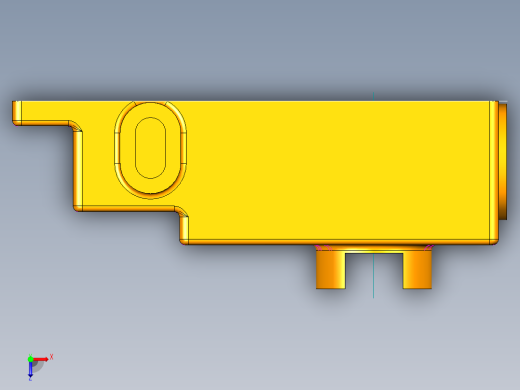 底座铣面夹具（CAD图+UG三维）俯视缩略图