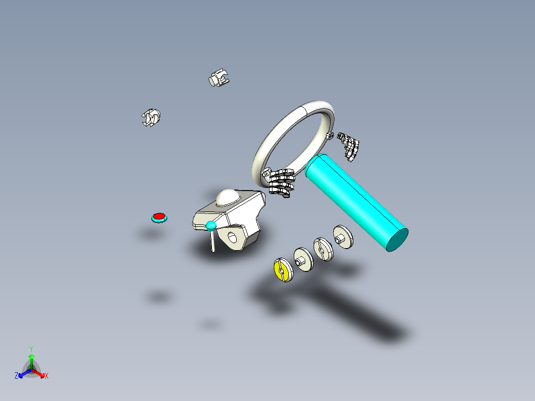 仪表盘5正等轴测图