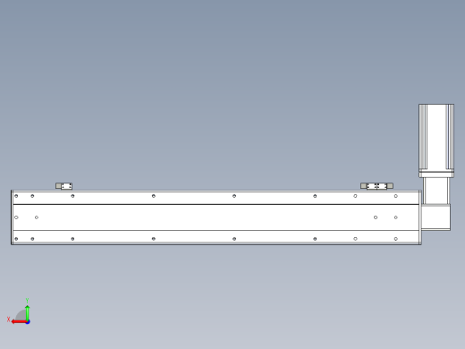 同步带滑台-半封闭B13-L90-S750-R-Z86-D3后视缩略图