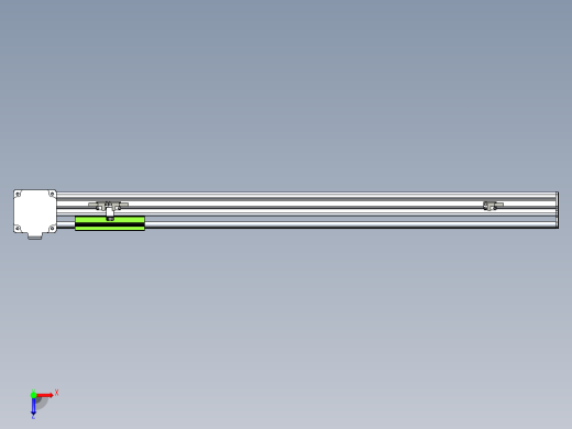 同步带滑台-半封闭B13-L90-S750-R-Z86-D3俯视缩略图