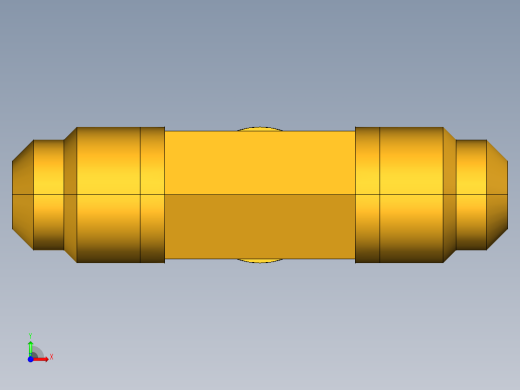 扩口式工业通用硬管接头Union Tee 144F-5前视缩略图