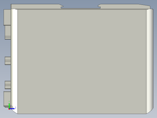 基恩士LK-G3001_kc图纸模型左视缩略图