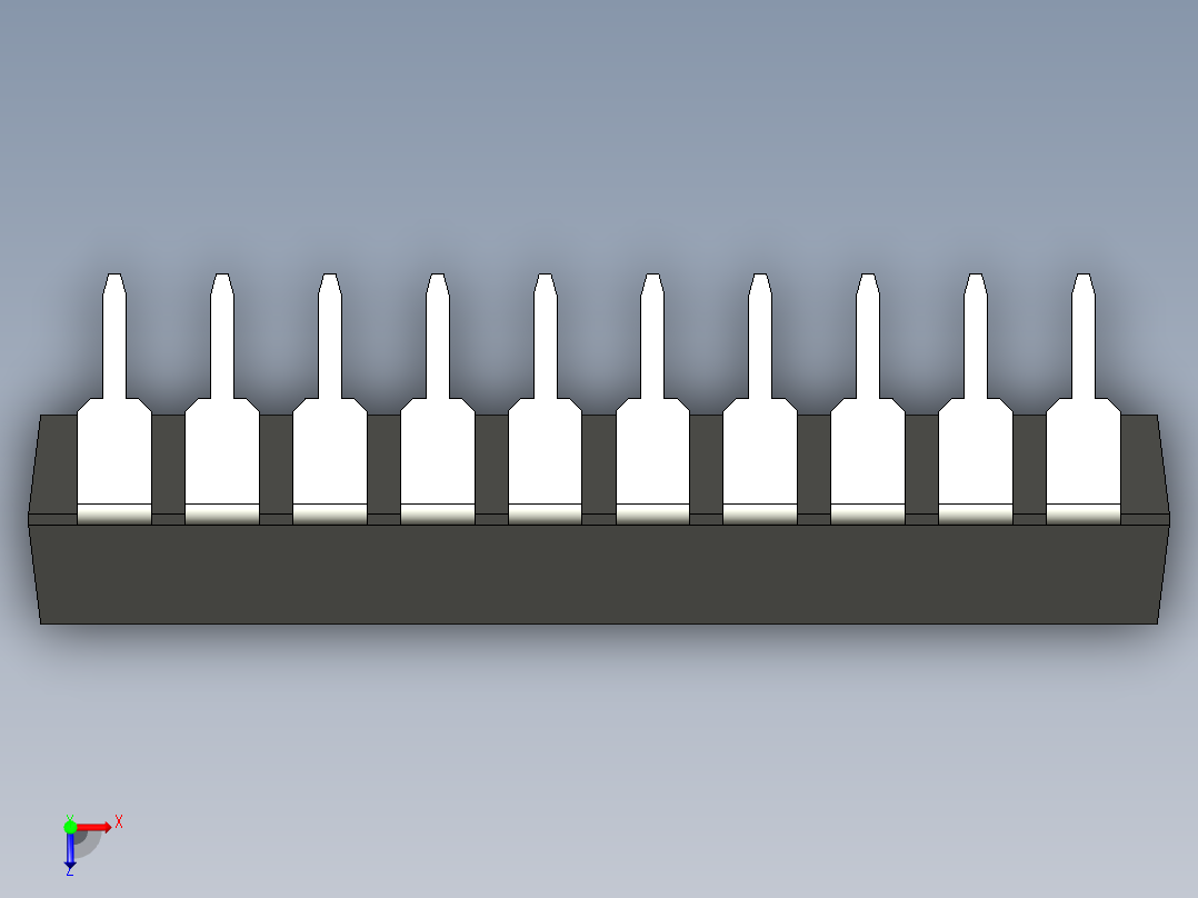 集成电路封装-MS-001AD俯视图