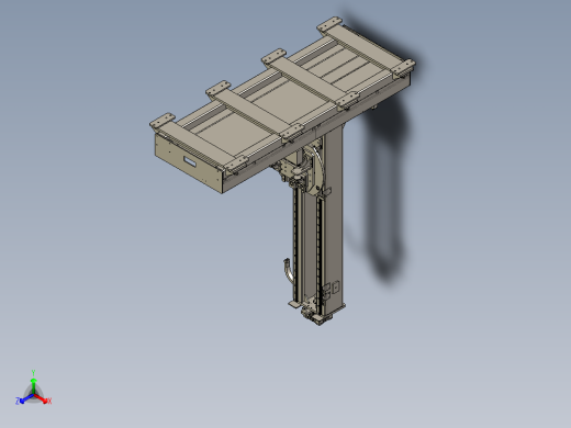 B3_自动调节双轴变位机单边基座