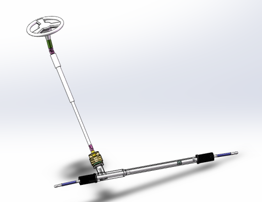 汽车齿轮齿条转向器的设计(CAD图纸+SolidWorks三维模型+说明书)缩略图