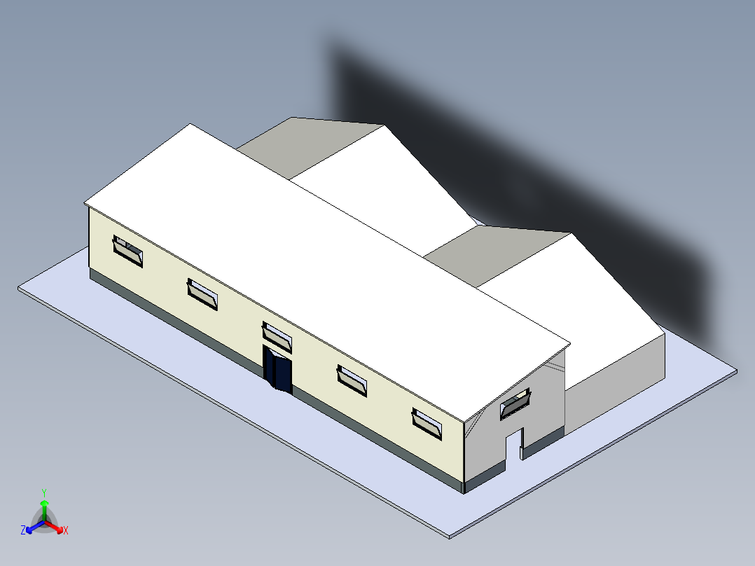 温室正等轴测图