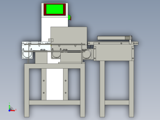 重量分选秤creo三维图==1494060==200前视缩略图