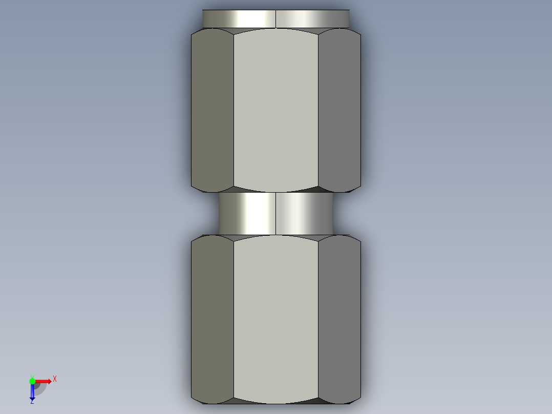 卡套式工业通用硬管接头4_gbu-s俯视图