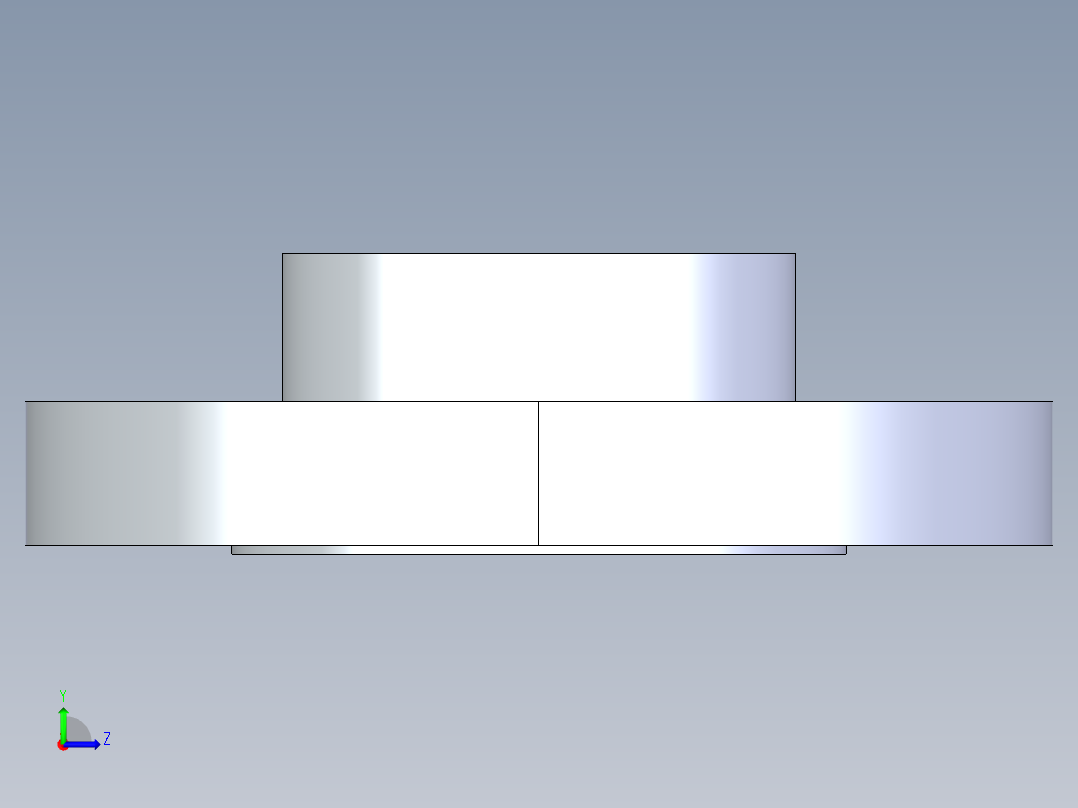 聚氯乙烯配件27-Sch80_Flange Vanstone_FPT_855-025_2.5in左视图