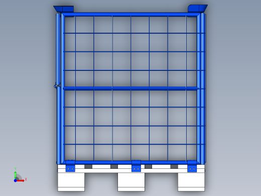 托盘 设计模型 (7)前视缩略图