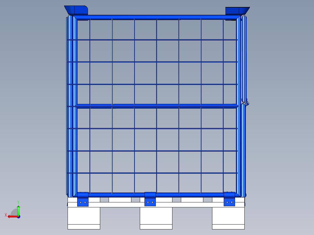 托盘 设计模型 (7)后视图