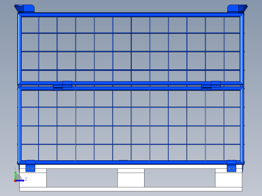 托盘 设计模型 (7)左视缩略图