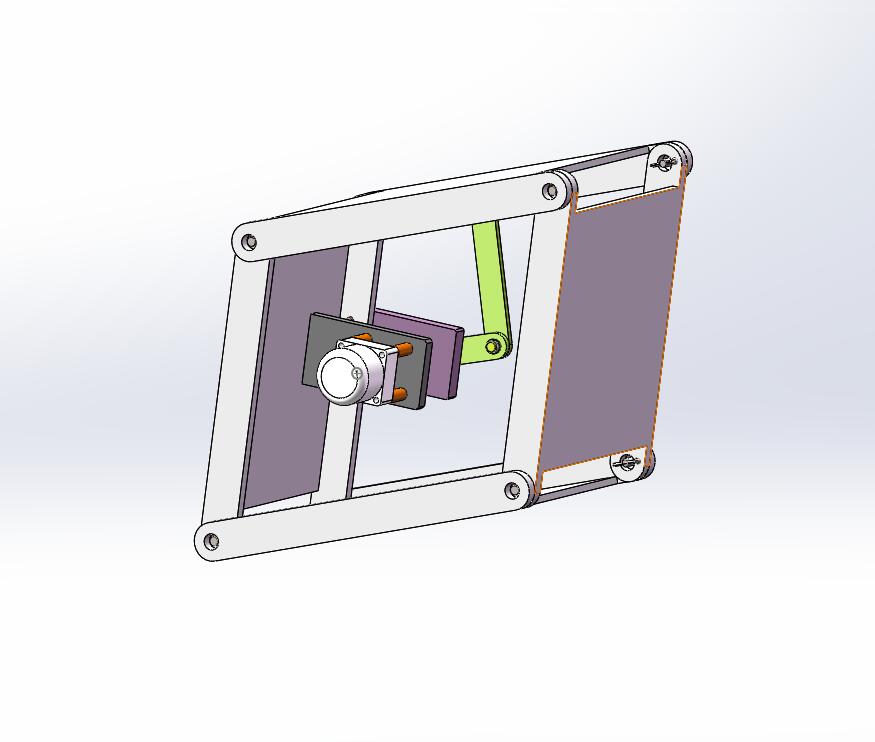 Q189-大型四边形滚动机构的设计与研究【三维SolidWorks】