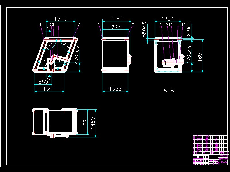 Q189-大型四边形滚动机构的设计与研究【三维SolidWorks】