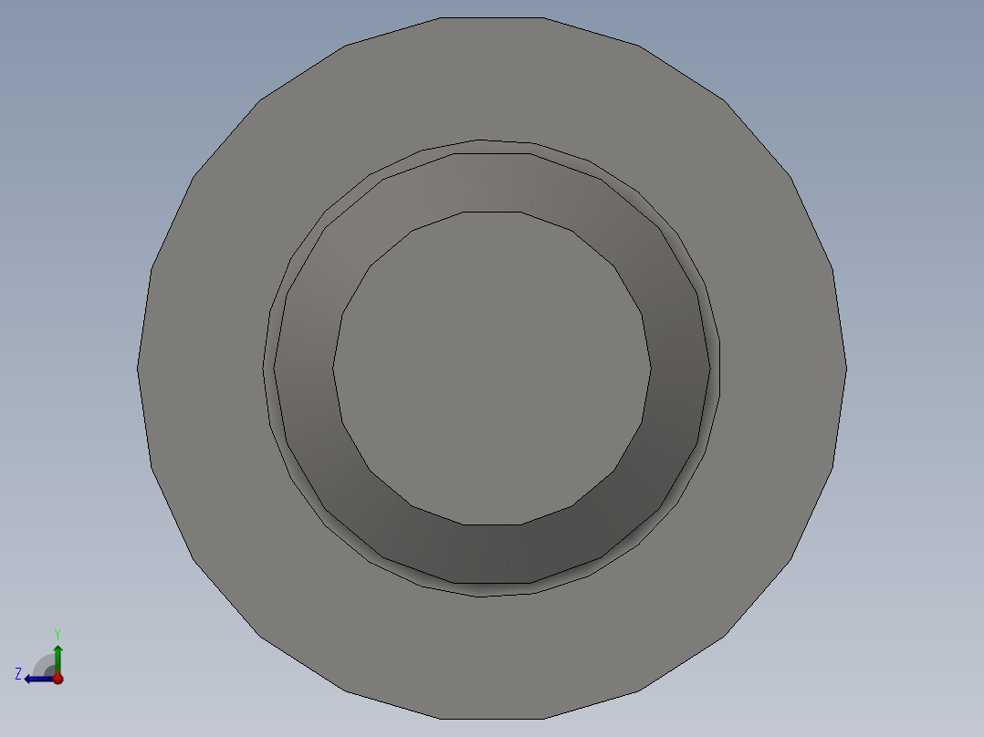 GB／T65-2000开槽圆柱头螺钉M8×25右视图