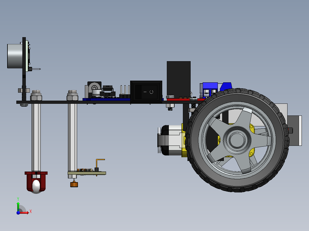 AGV小车、AGV(98)前视图