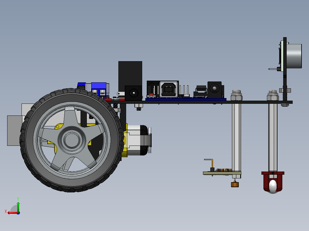AGV小车、AGV(98)后视图