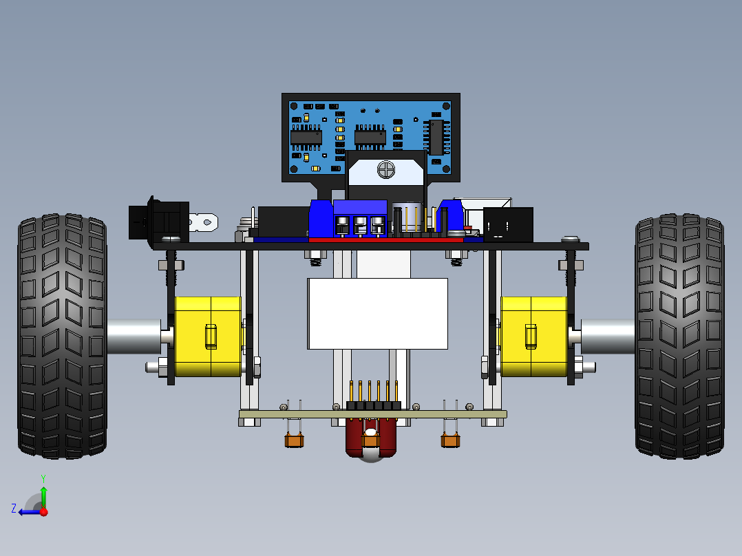 AGV小车、AGV(98)右视图