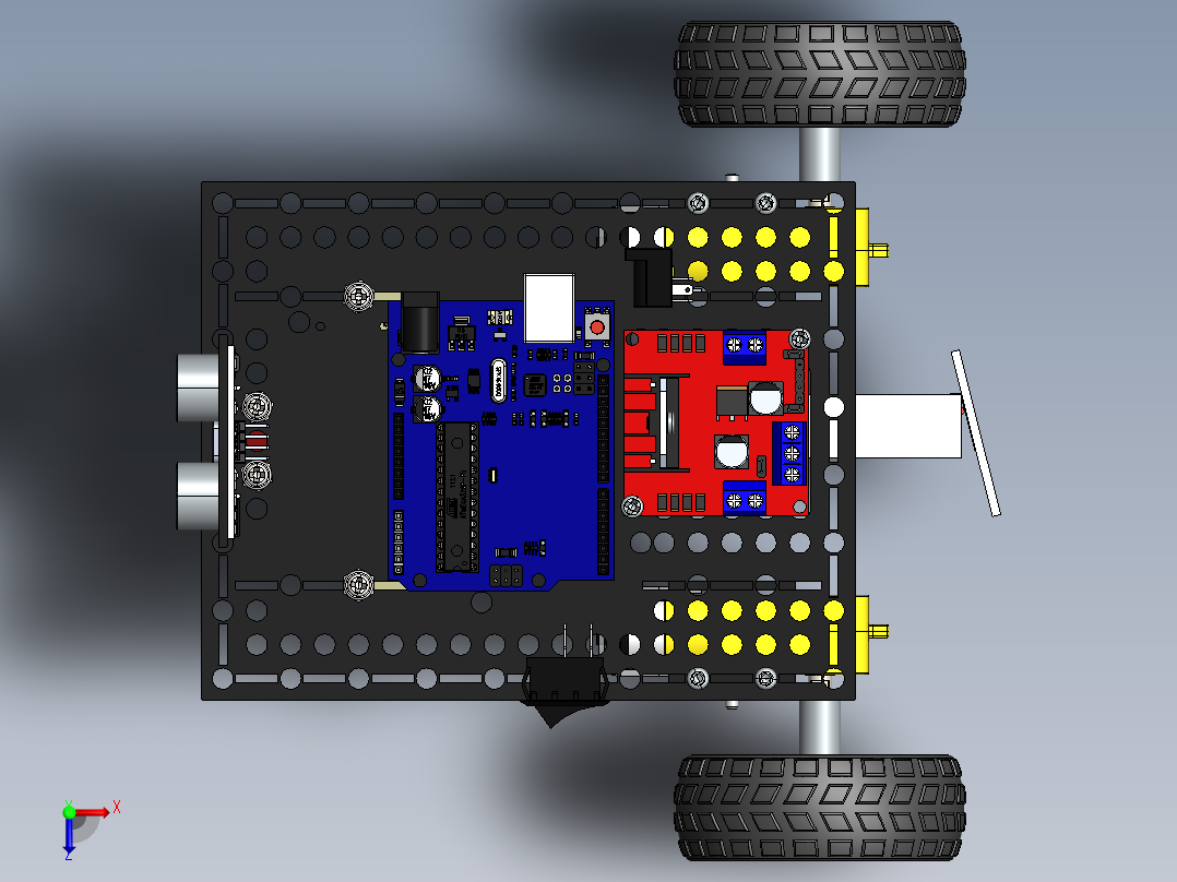 AGV小车、AGV(98)俯视图