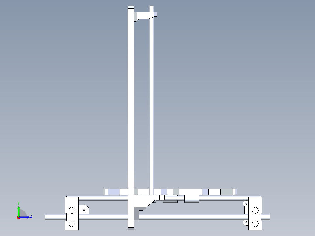 B2004868-3D 打印机 7A 直径左视图