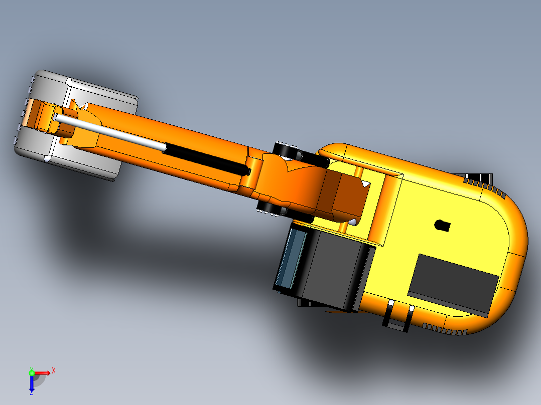 挖掘机、推土机(6)俯视图