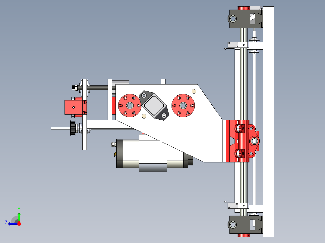 A2004696-数控铣床右视图