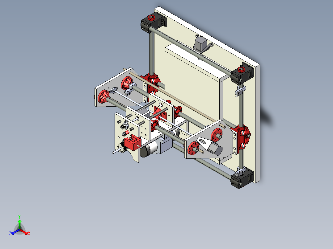 A2004696-数控铣床正等轴测图