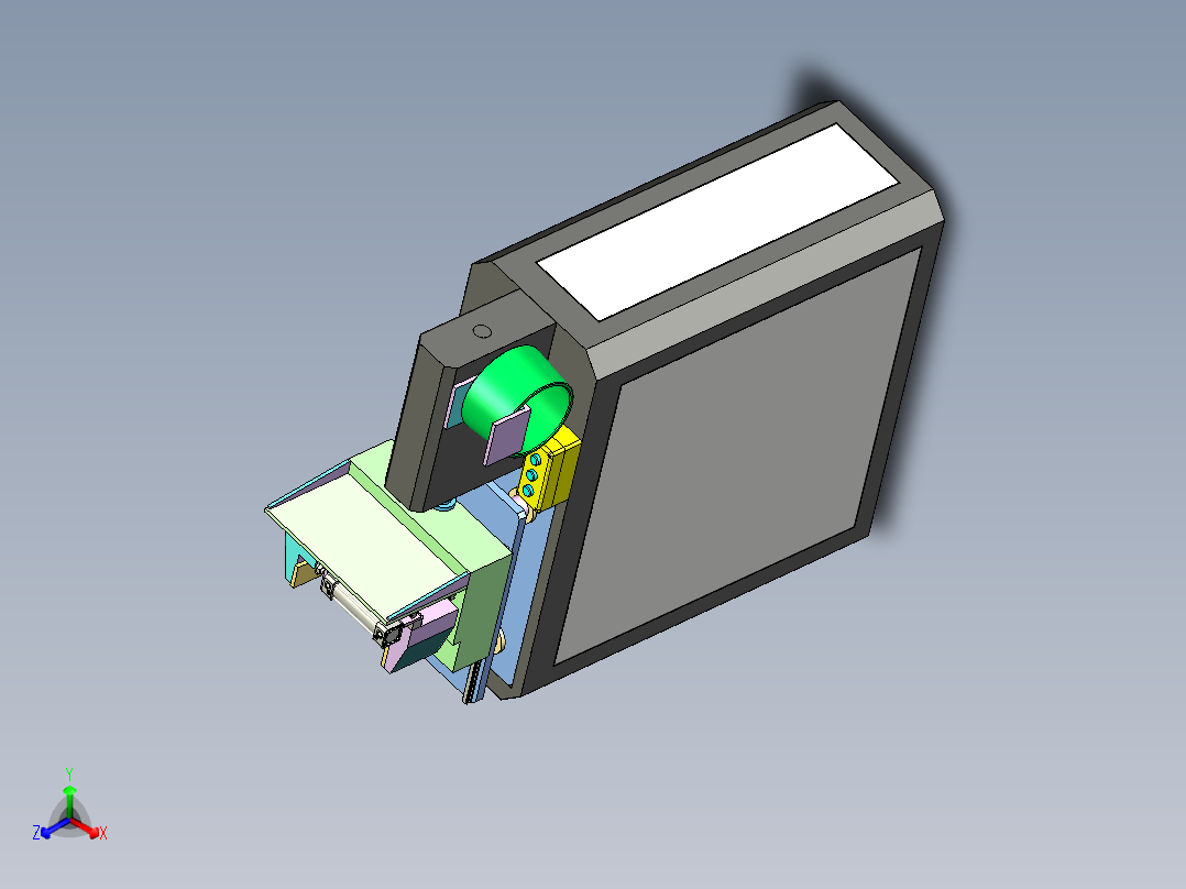 法兰转向压紧机构