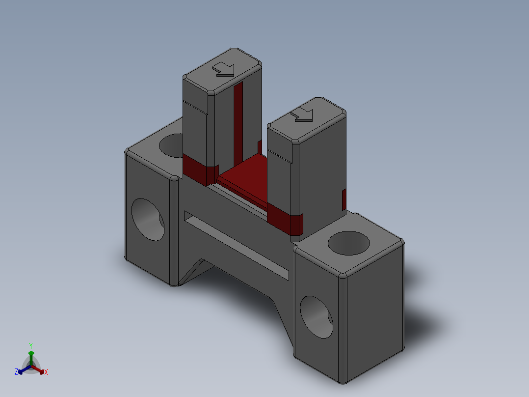 1.10.20.050601-槽型光电-SE-K45-K5正等轴测图