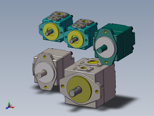 5款YUKEN PV2R3齿轮油泵