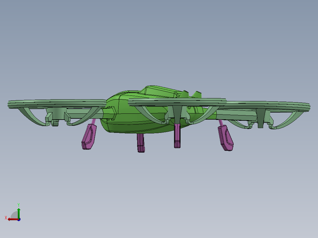 KKL四轴无人机 SW16后视图