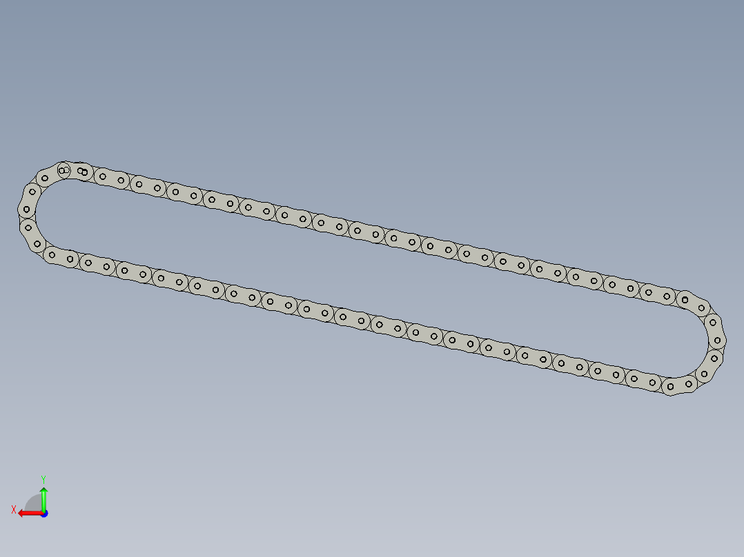 16A中心840链条后视图