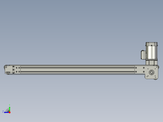 平皮带输送线总装-电机左置右视缩略图