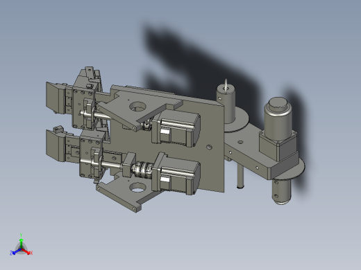 JR-收料轮组件正等轴测缩略图