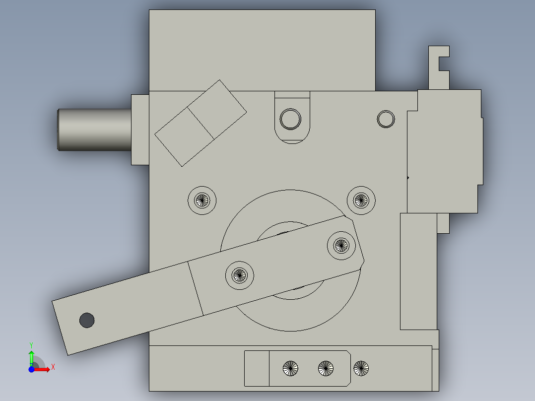 TB-04-00左送布机构前视图