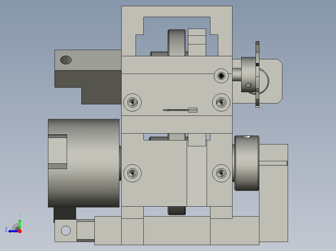 TB-04-00左送布机构右视图