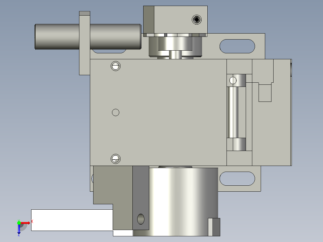 TB-04-00左送布机构俯视图