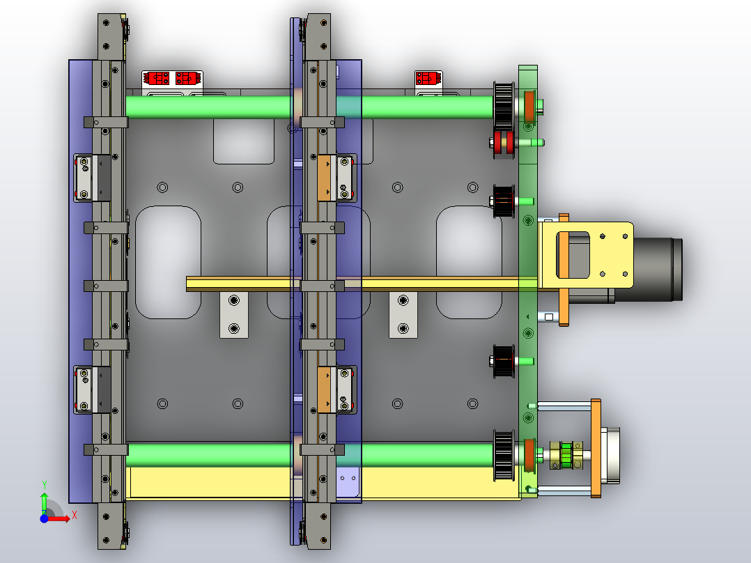 激光打标机前视图