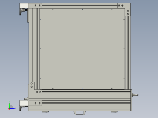 载板定位装置和升降机左视缩略图