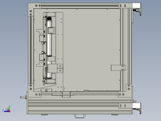 载板定位装置和升降机右视缩略图