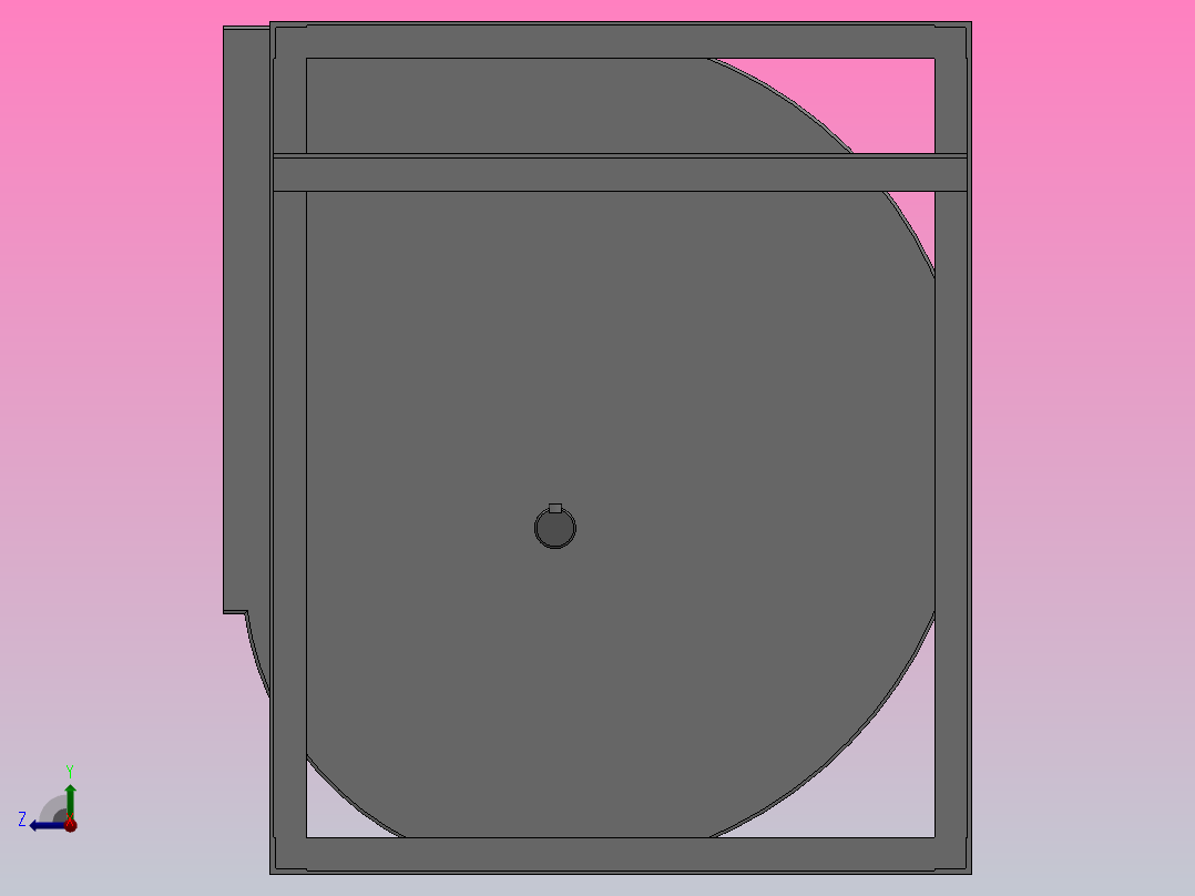 SYQS-E离心风机[SYQS-450E]亿利达后视图