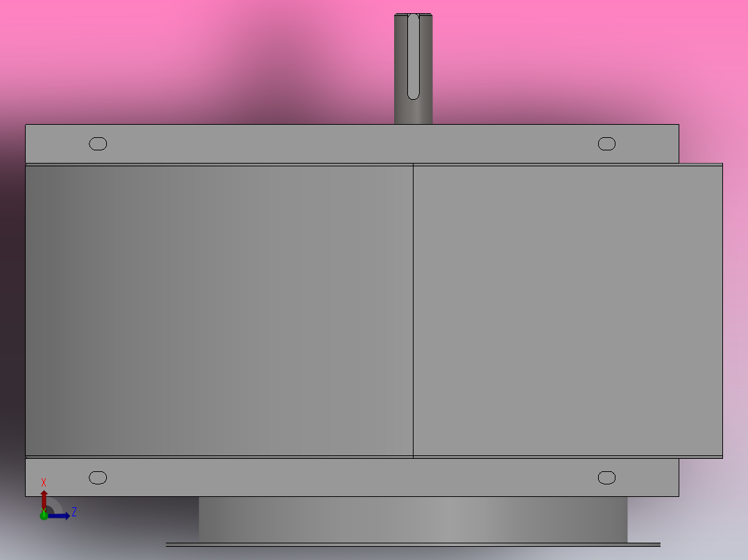 SYQS-E离心风机[SYQS-450E]亿利达俯视图